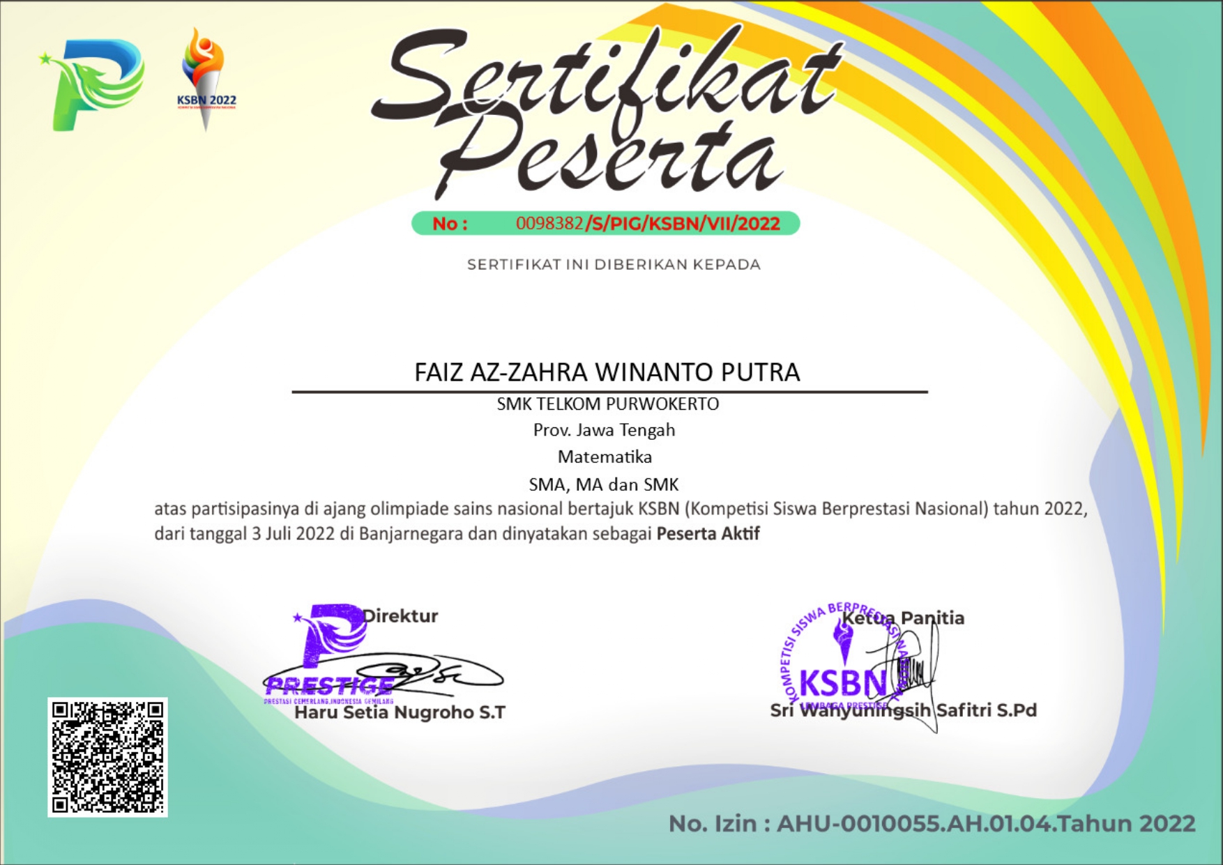 peserta olimpiade matematika